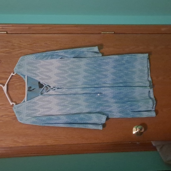 Blue Ombre Swimsuit Cover Up - Picture 1 of 3